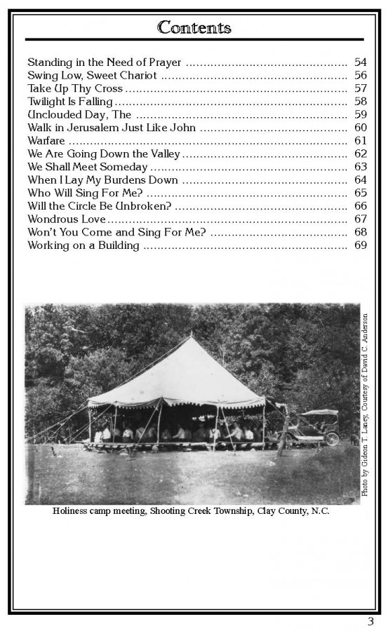 Hymns of the Old Camp Ground Book Native Ground