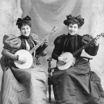 Playing Bluegrass Back-Up on Fiddle, Mandolin & Banjo lady banjo players c 1900